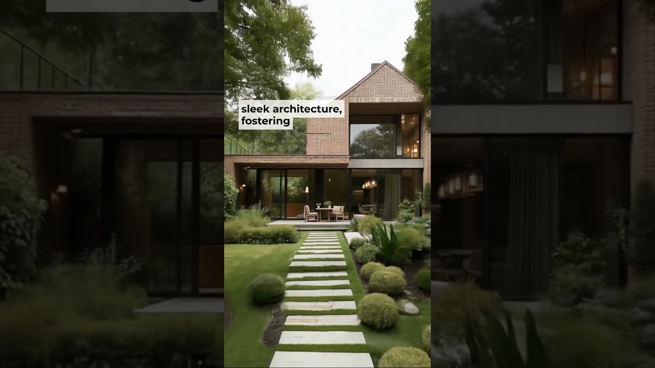 Nature Meets Contemporary: The Garden Brick House Design