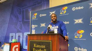Taiwo Onatolu discusses KU’s new special teams unit