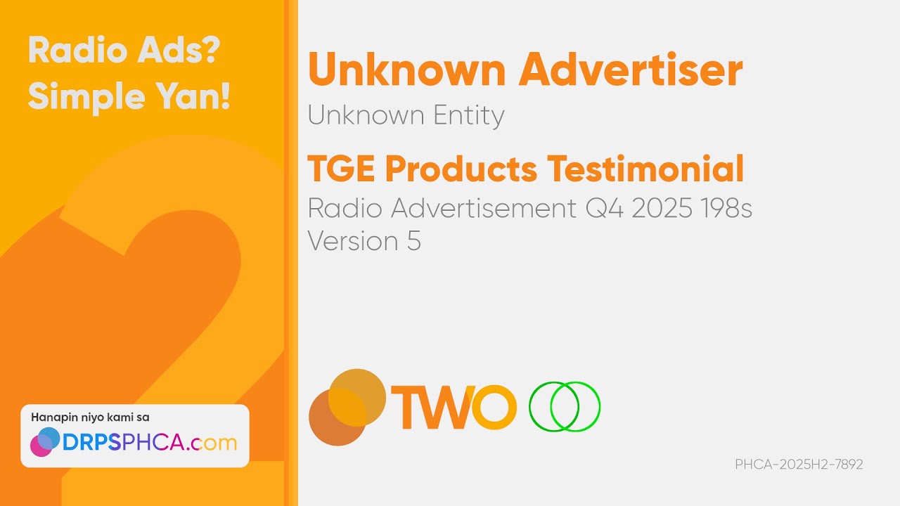 TGE Testimonial Radio Ad Q2 2025 198s (Version 5)