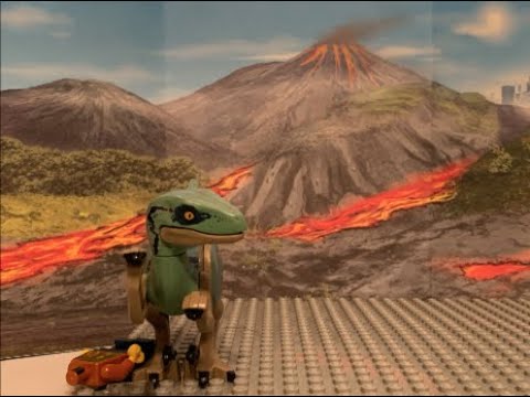 Raptor Attacks Again - Stop Motion Film using dinosaur Legos - YouTube