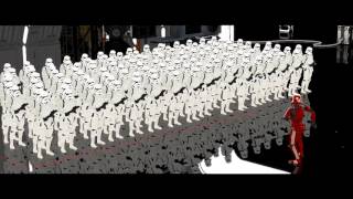 figD
Doing a large scale test, 164 animated , armed, high def stormtroopers (as opposed to an earlier test which used low-res troopers which were un-animated.) figD