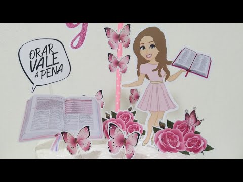 Topo de Bolo ❤ Tema Fé