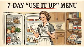 I Built a 7-Day “Use It Up” Menu at 52 — My Grocery List Got Surprisingly Short
