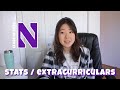 how i got into northwestern! | my stats & extracurriculars