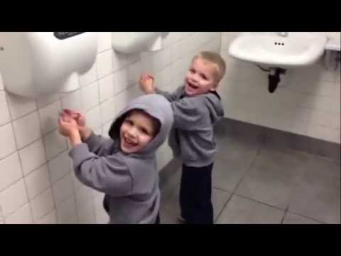 Twins Vs. Automatic Hand Dryers