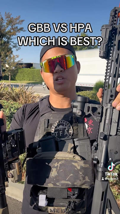 GBB VS HPA Which is Best? #shorts #short #airsoft #airsoftgi #gaming #toys #milsim #gear #cod #hpa