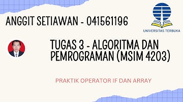 TUGAS 3   MSIM4203   041561196 - PRAKTIK OPERATOR IF DAN ARRAY - MENGHITUNG GAJI KARYAWAN