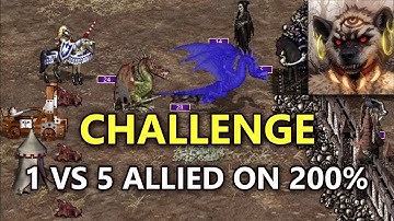 Fortress, Rosic 1 vs 5 on Impossible | Heroes 3 Challenge | No Commentary