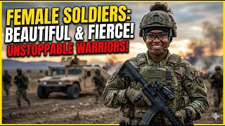 #Female soldiers are so cool #Beautiful and fierce #Visually stunning #Visually impactful