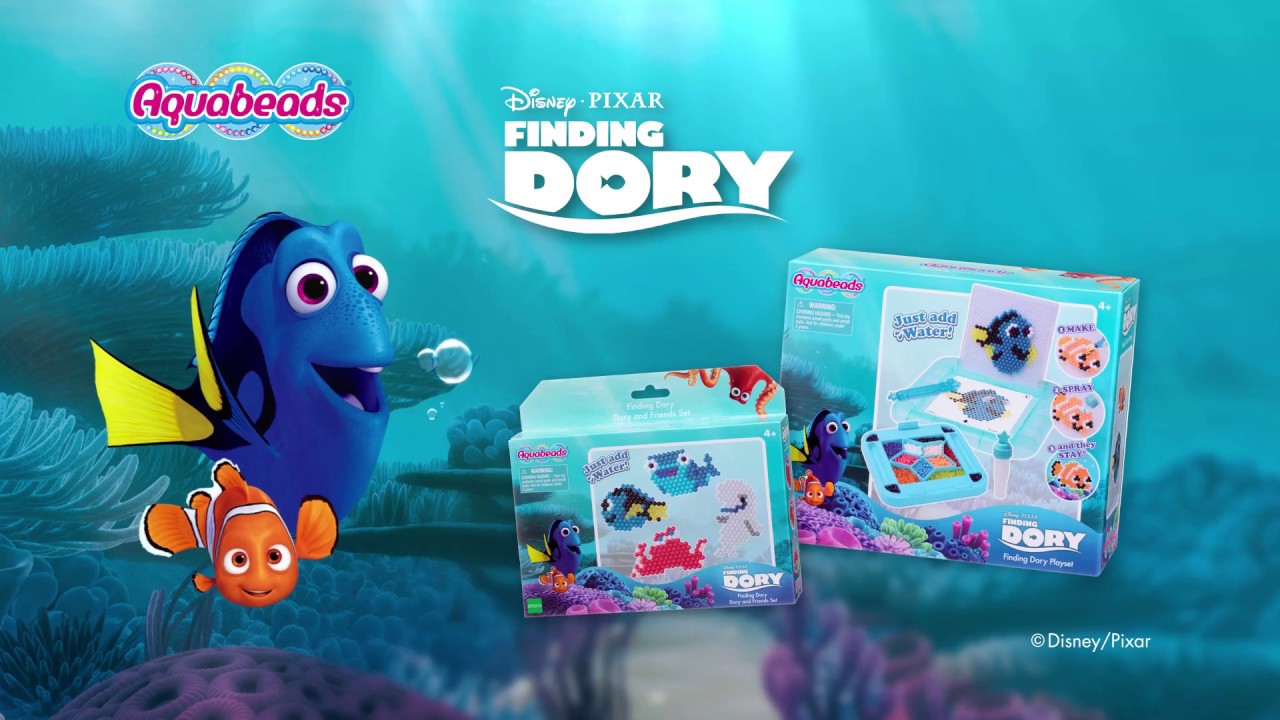 Aquabeads Beginners studio en Finding Dory - goede knutsel parels