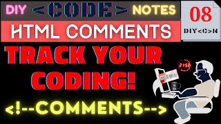 DIY CODE NOTES | HTML COMMENTS | JULSTUB
