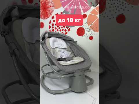 Шезлонг-качалка 4в1 Mastela 8112 — електронний центр для новонароджених, Bluetooth/USB, таймер, 5 швидкостей заколисування, до 18, відео 1