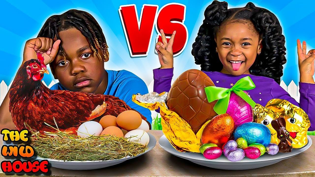 THE WILD HOUSE | REAL FOOD VS EASTER CANDY