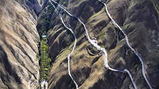 China's Sichuan Tibet Highway, National Highway 318, Nujiang 72, Panshan Highway中國川藏線318國道怒江七十二拐盤山公路