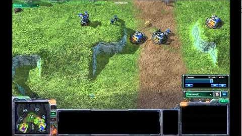 Starcraft 2 - Rebound: a custom melee map