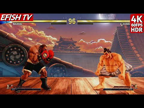 Balrog vs E. Honda (Hardest AI) - Street Fighter V