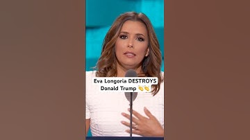 Eva Longoria DESTROYS Trump #evalongoria #trump #democrats
