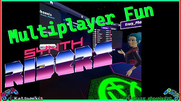 Synth Riders Multiplayer VR | Multiplayer With CrazyPheonix | Headset Gameplay!