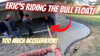 How much accelerator in the concrete? Too much!