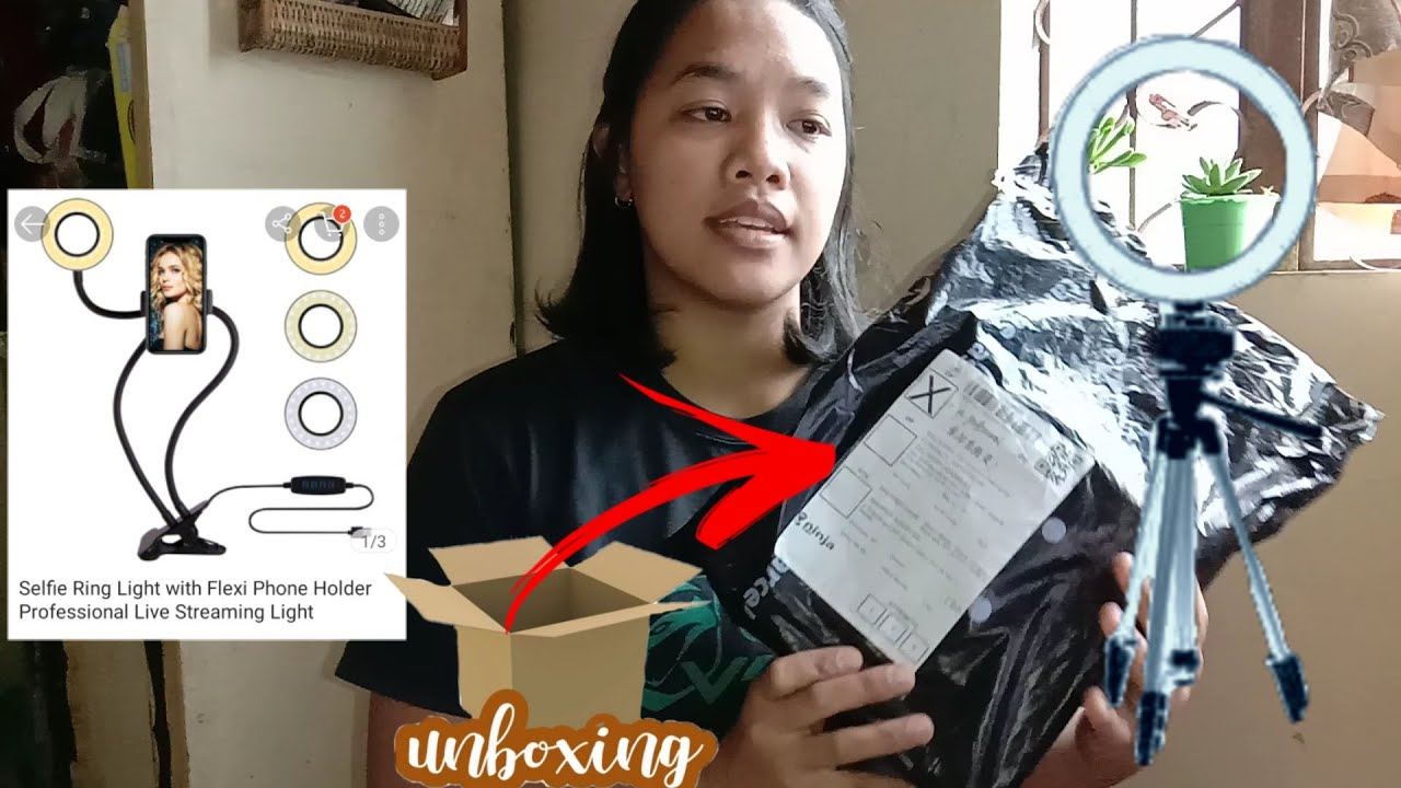Unboxing Professional Live Stream Ring Light