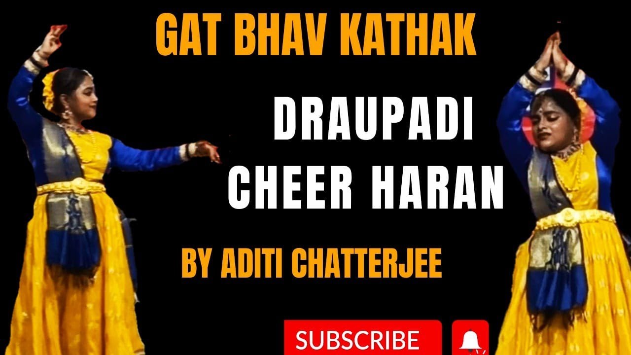 Draupadi Cheerharan | Gat bhav | live performance |द्रौपदी चीर हरण|द्रौपदी वस्त्र हरण|गत-भाव |Kathak