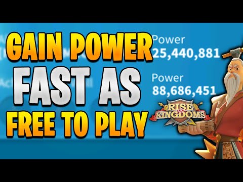 8 Tips to Gain Power Fast for free to play (F2P) in rok | Rise of Kingdoms