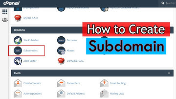 সি প্যানেলে সাবডোমেইন তৈরী করার সহজ পদ্ধতি | How to create a Subdomain in Cpanel
