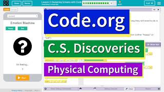 Designing Screens with Code Lesson 2.13 Tutorial with Answers Code.org CS Discoveries