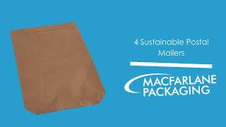 Four Sustainable Postal Mailers - Macfarlane Packaging