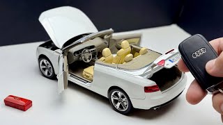 Luxury Convertible: 1:18 Scale Audi A5 Model Cabrio Diecast Review and Unboxing
