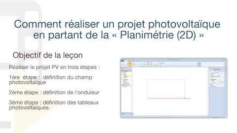 Tutoriel Vidéo de Solarius PV - Réaliser un projet PV depuis la Planimétrie (2D) - ACCA software