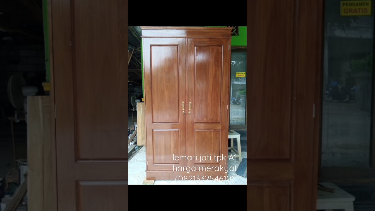 lemari jati tpk uk 120x55x200