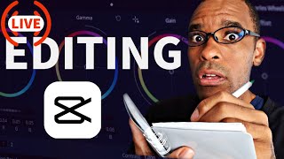 Editing In CapCut Live Making Reels