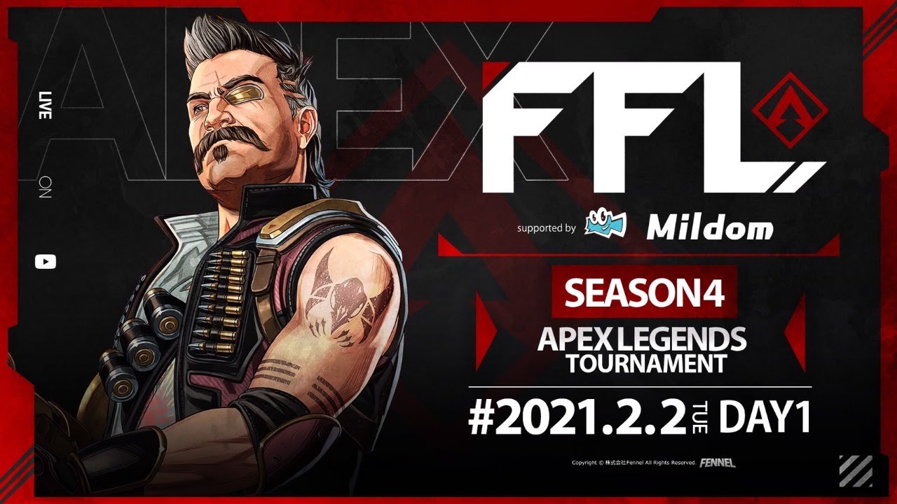 【FFL】SEASON4 DAY1 実況:大和周平 解説:DTNあれる 【APEX LEGENDS】