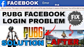 PUBG FACEBOOK LOGIN ERROR FIX | App not active: This app is not accessible right now PUBG screenshot 5