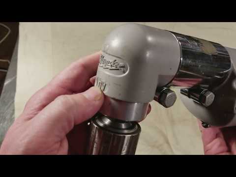Milwaukee 1107-1 Heavy Duty 1/2 Goose Neck Right Angle Drill Review 