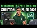 GeeksforGeeks POTD Solution | 26-05-2026 | Minimum Toggle to Partition | Step-by-Step Explanation