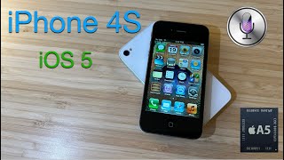 Reviewing an iPhone 4S that still has iOS 5 installed