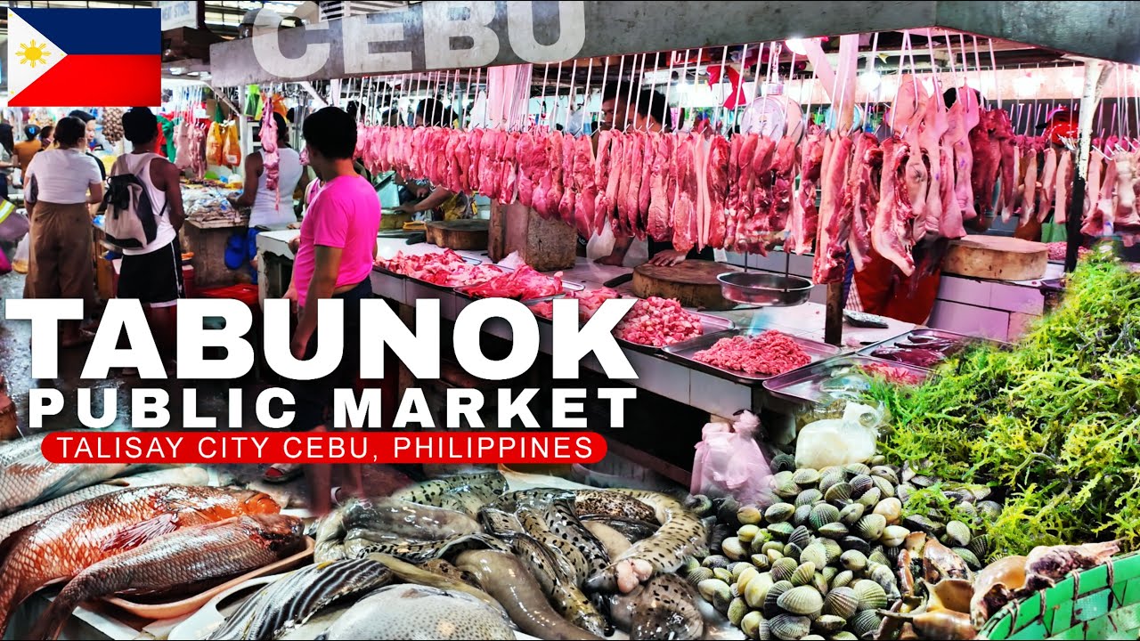 Tabunok Public Market Talisay City Cebu Philippines Walking Tour, August 2025
