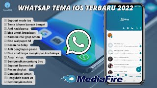 UPDATE !!! WhatsApp tema IOS Terbaru 2022 ll ASLI MIRIP BANGET KAYA WHATSAPP IPHONE screenshot 2