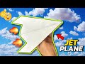 How To Make Paper Jet Plane 😱, In 2 Minutes, Easy Step-by-Step, Paper Jet Plane