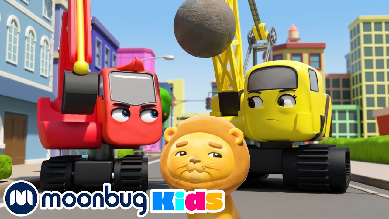 Save the Baby Lion Song | Compilation | Digley & Dazey | Excavator for Kids | Nursery Rhymes