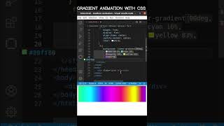 How To Create Gradient Animation | HTML CSS
