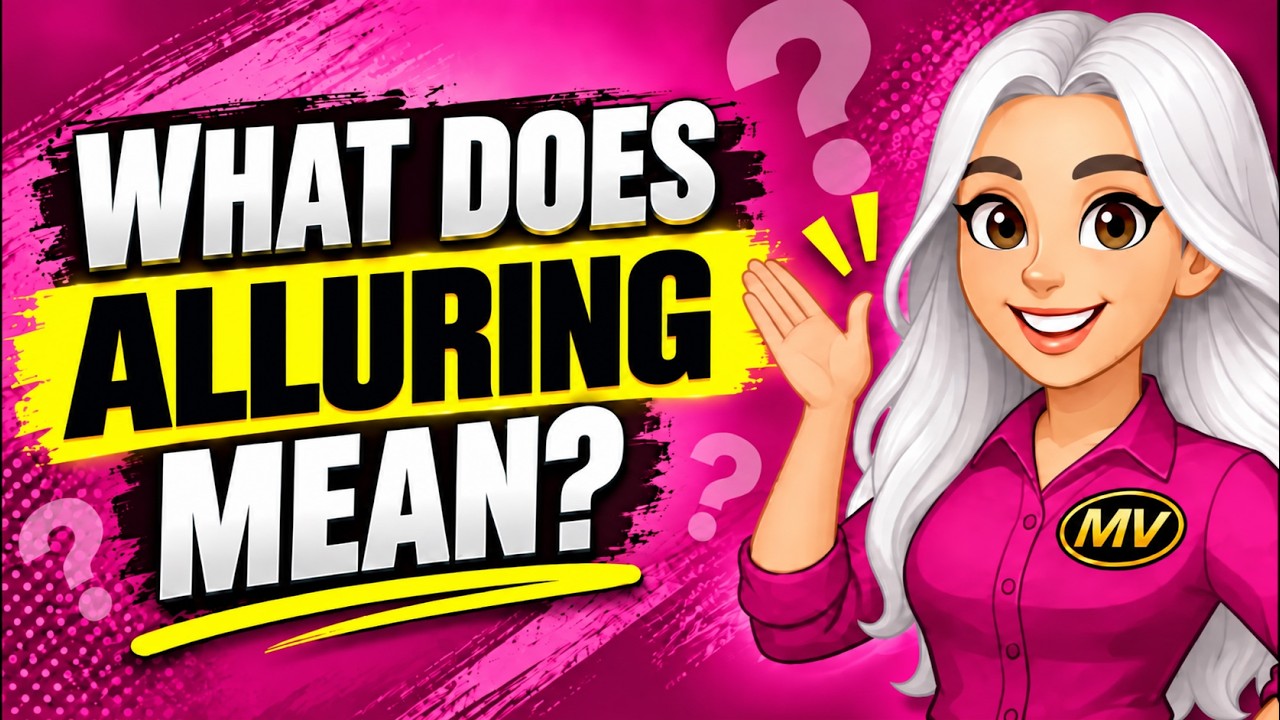 ALLURING Meaning & Examples | Advanced English Vocabulary - YouTube