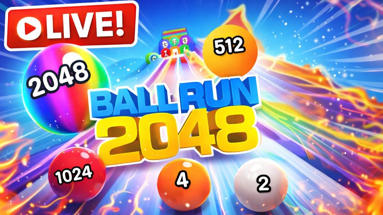 "Ball Run 2048 😱 | Satisfying Merge 🔥”