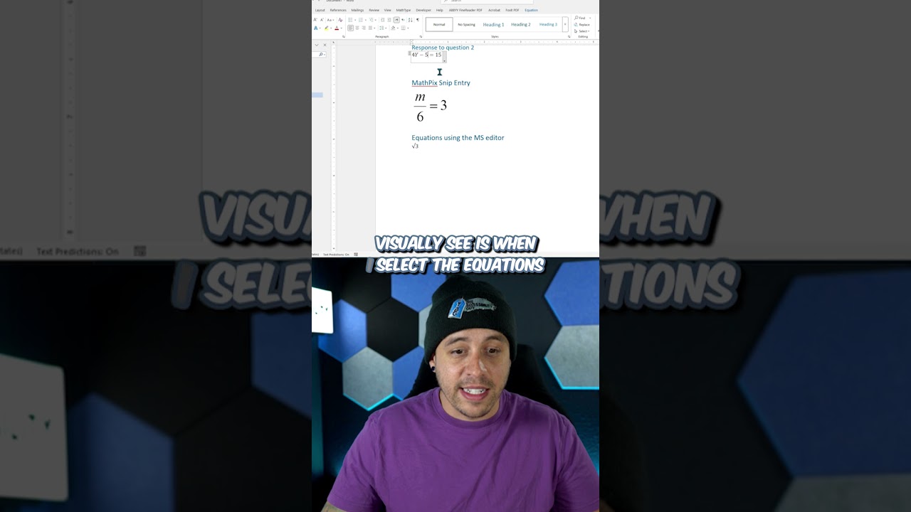 Enter Equations in Microsoft Word Using the Equation Editor | Quick Guide