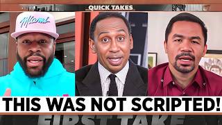 HEATED! Manny Pacquiao CLASHES With Floyd Mayweather On LIVE TV – Rematch Fans Have Been Waiting For