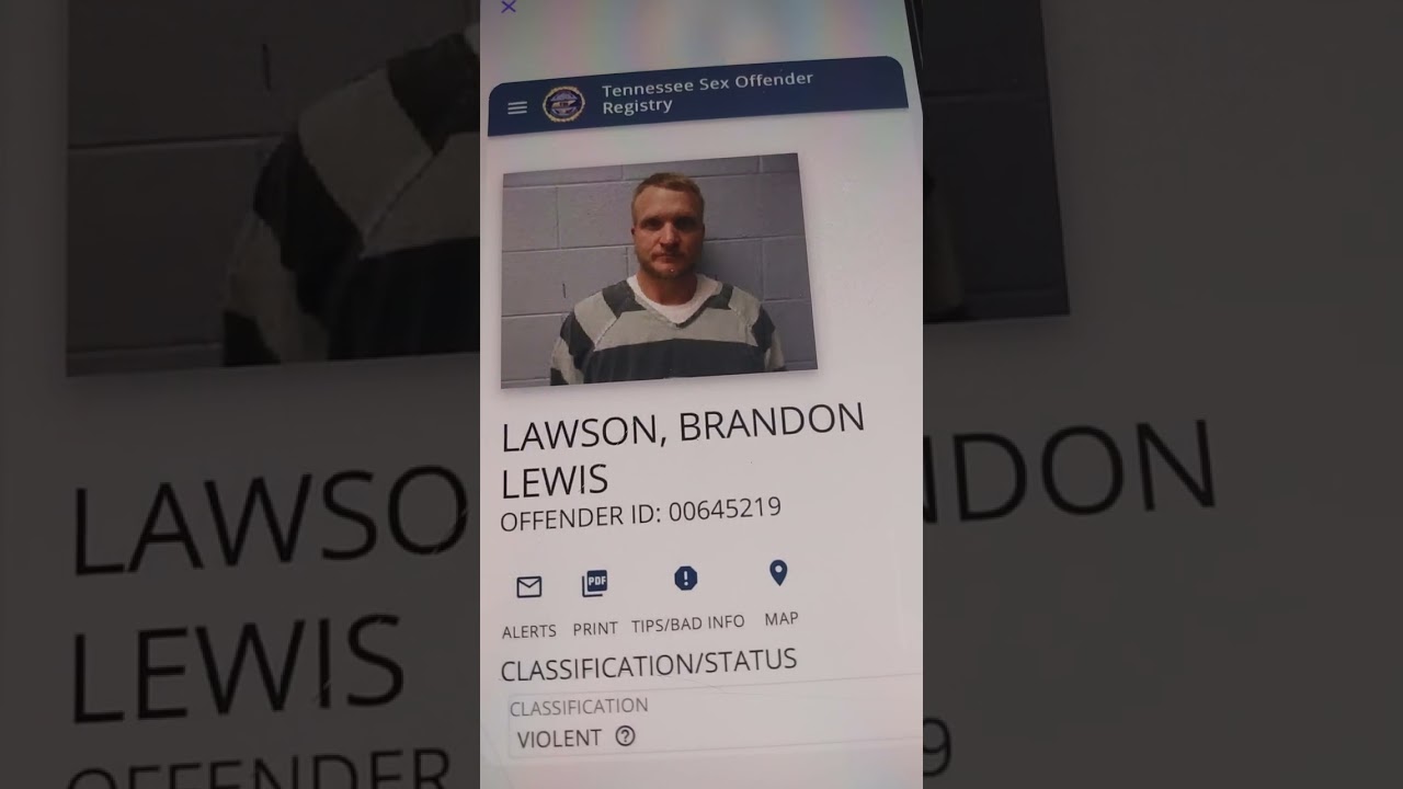 Hawkins County Tennessee Sheriff Ronnie Lawson's Pedophile Sexual Predator Son Released From Jail