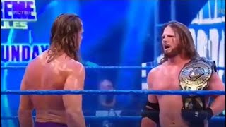 AJ Styles vs Matt Riddle Intercontinental Championship Smackdown, July 17, 2020