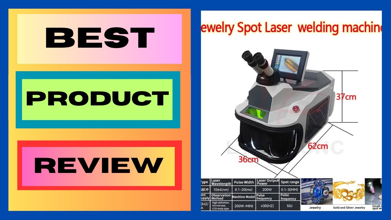 Small Tabletop Gold And Silver Jewelry Laser Welding Machine With CCD Microscope